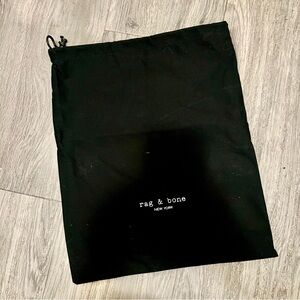 Rag & Bone Black Drawstring Dust Bag